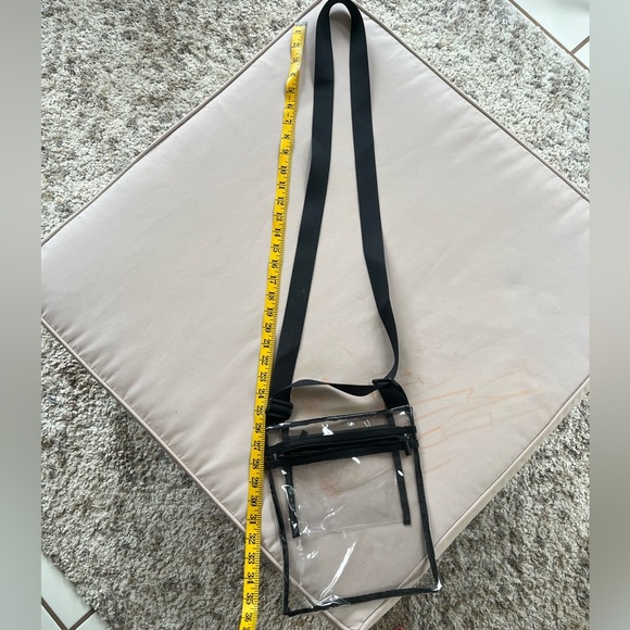 Transparent Black Trim Crossbody Bag - Picture 8 of 9